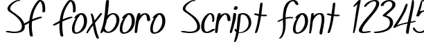 Dynamic SF Foxboro Script Font Preview https://safirsoft.com