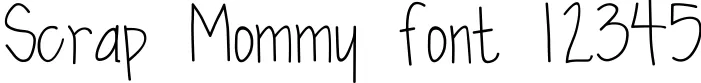 Dynamic Scrap Mommy Font Preview https://safirsoft.com