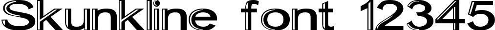 Dynamic Skunkline Font Preview https://safirsoft.com