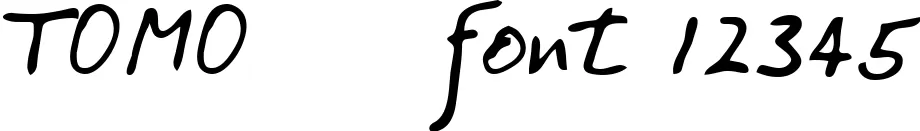 Dynamic TOMO     Font Preview https://safirsoft.com