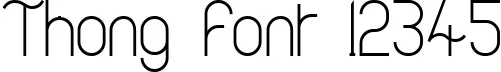 Dynamic Thong Font Preview https://safirsoft.com