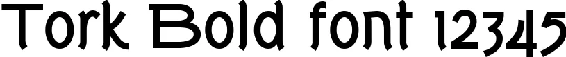 Dynamic Tork Bold Font Preview https://safirsoft.com