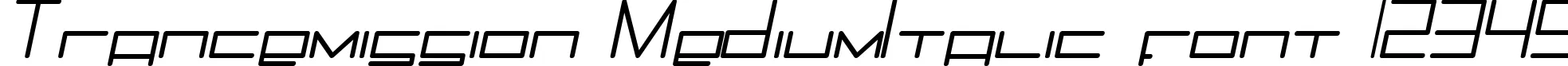 Dynamic Trancemission MediumItalic Font Preview https://safirsoft.com