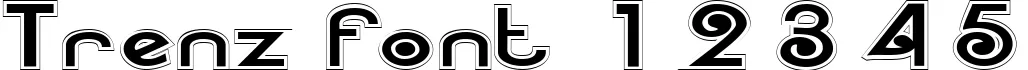 Dynamic Trenz Font Preview https://safirsoft.com