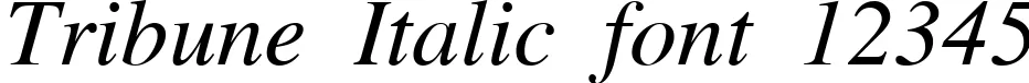 Dynamic Tribune Italic Font Preview https://safirsoft.com