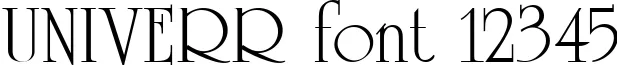 Dynamic UNIVERR Font Preview https://safirsoft.com