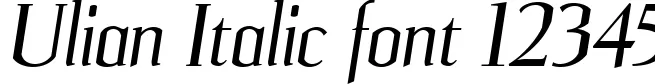 Dynamic Ulian Italic Font Preview https://safirsoft.com