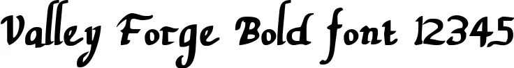 Dynamic Valley Forge Bold Font Preview https://safirsoft.com