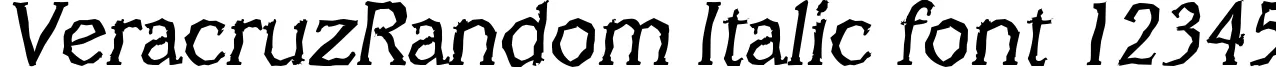 Dynamic VeracruzRandom Italic Font Preview https://safirsoft.com
