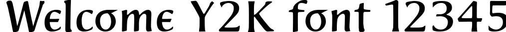 Dynamic Welcome Y2K Font Preview https://safirsoft.com