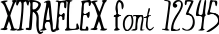 Dynamic XTRAFLEX Font Preview https://safirsoft.com