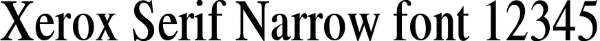 Dynamic Xerox Serif Narrow Font Preview https://safirsoft.com