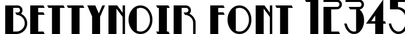 Dynamic bettynoir Font Preview https://safirsoft.com