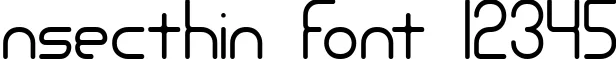 Dynamic nsecthin Font Preview https://safirsoft.com