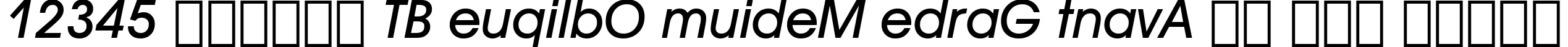 Dynamic Avant Garde Medium Oblique BT Font Preview https://safirsoft.com