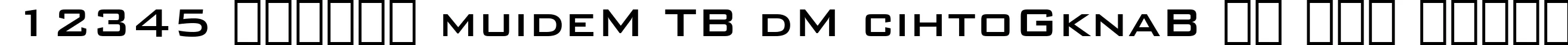 Dynamic BankGothic Md BT Medium Font Preview https://safirsoft.com