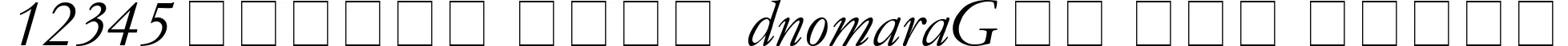 Dynamic Garamond Italic Font Preview https://safirsoft.com