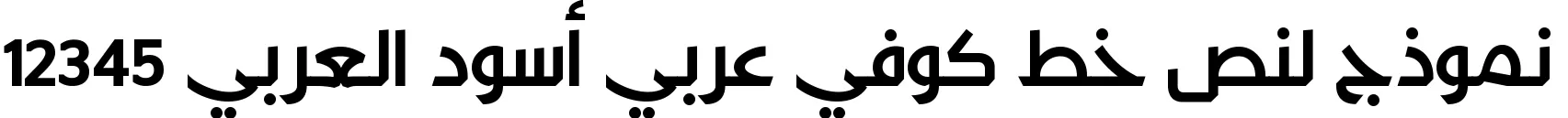 Dynamic Kufyan Arabic Black Font Preview https://safirsoft.com