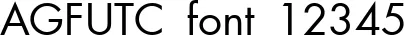 Dynamic AGFUTC Font Preview https://safirsoft.com