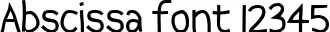Dynamic Abscissa Font Preview https://safirsoft.com