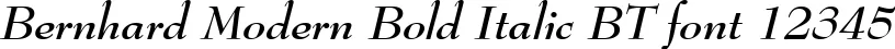 Dynamic Bernhard Modern Bold Italic BT Font Preview https://safirsoft.com