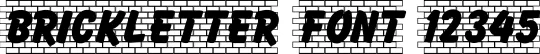 Dynamic Brickletter Font Preview https://safirsoft.com