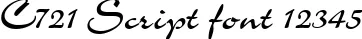 Dynamic C721 Script Font Preview https://safirsoft.com