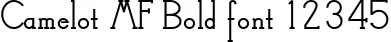 Dynamic Camelot MF Bold Font Preview https://safirsoft.com