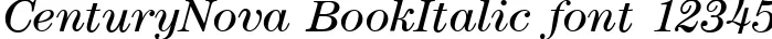 Dynamic CenturyNova BookItalic Font Preview https://safirsoft.com