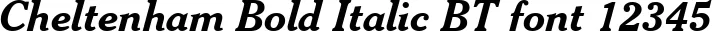 Dynamic Cheltenham Bold Italic BT Font Preview https://safirsoft.com