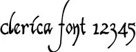 Dynamic Clerica Font Preview https://safirsoft.com