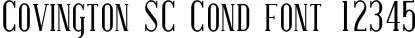 Dynamic Covington SC Cond Font Preview https://safirsoft.com