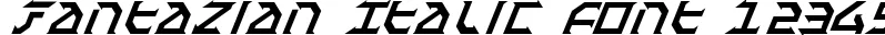 Dynamic Fantazian Italic Font Preview https://safirsoft.com