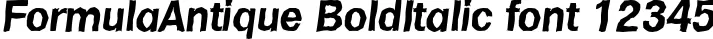 Dynamic FormulaAntique BoldItalic Font Preview https://safirsoft.com