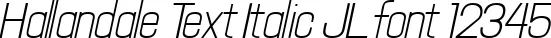 Dynamic Hallandale Text Italic JL Font Preview https://safirsoft.com