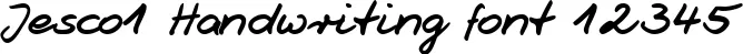 Dynamic Jesco1 Handwriting Font Preview https://safirsoft.com