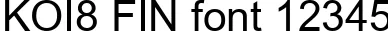 Dynamic KOI8 FIN Font Preview https://safirsoft.com