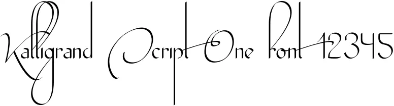 Dynamic Kalligrand Script One Font Preview https://safirsoft.com