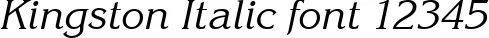 Dynamic Kingston Italic Font Preview https://safirsoft.com