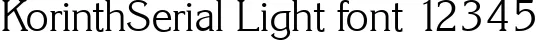 Dynamic KorinthSerial Light Font Preview https://safirsoft.com
