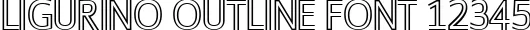 Dynamic Ligurino Outline Font Preview https://safirsoft.com