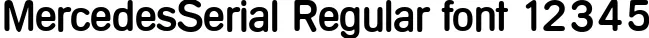 Dynamic MercedesSerial Regular Font Preview https://safirsoft.com
