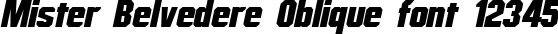 Dynamic Mister Belvedere Oblique Font Preview https://safirsoft.com
