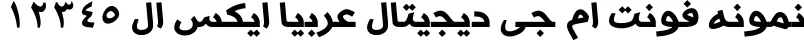 Dynamic Mj Digital Arabia XL Font Preview https://safirsoft.com