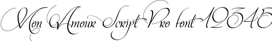 Dynamic Mon Amour Script Pro Font Preview https://safirsoft.com