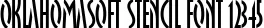 Dynamic OklahomaSoft Stencil Font Preview https://safirsoft.com