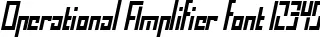 Dynamic Operational Amplifier Font Preview https://safirsoft.com