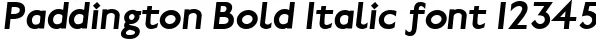 Dynamic Paddington Bold Italic Font Preview https://safirsoft.com