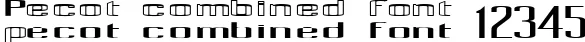 Dynamic Pecot combined Font Preview https://safirsoft.com