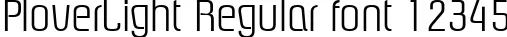 Dynamic PloverLight Regular Font Preview https://safirsoft.com